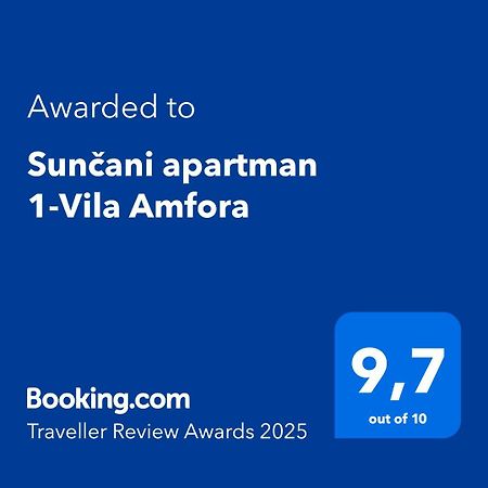 Sunčani apartman 1-Vila Amfora Budva Bagian luar foto