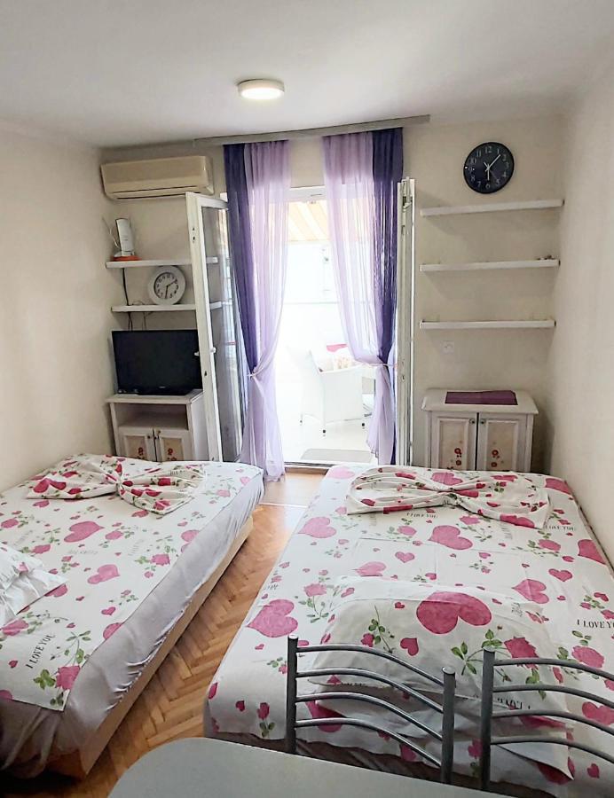 Sunčani apartman 1-Vila Amfora Budva Bagian luar foto